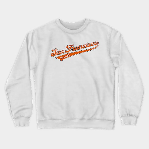 San Francisco Baseball Crewneck Sweatshirt by Cemploex_Art